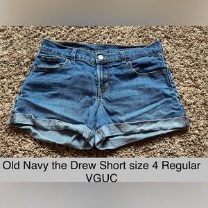 Old Navy the Drew Short Women's Denim Shorts size 4 Regular